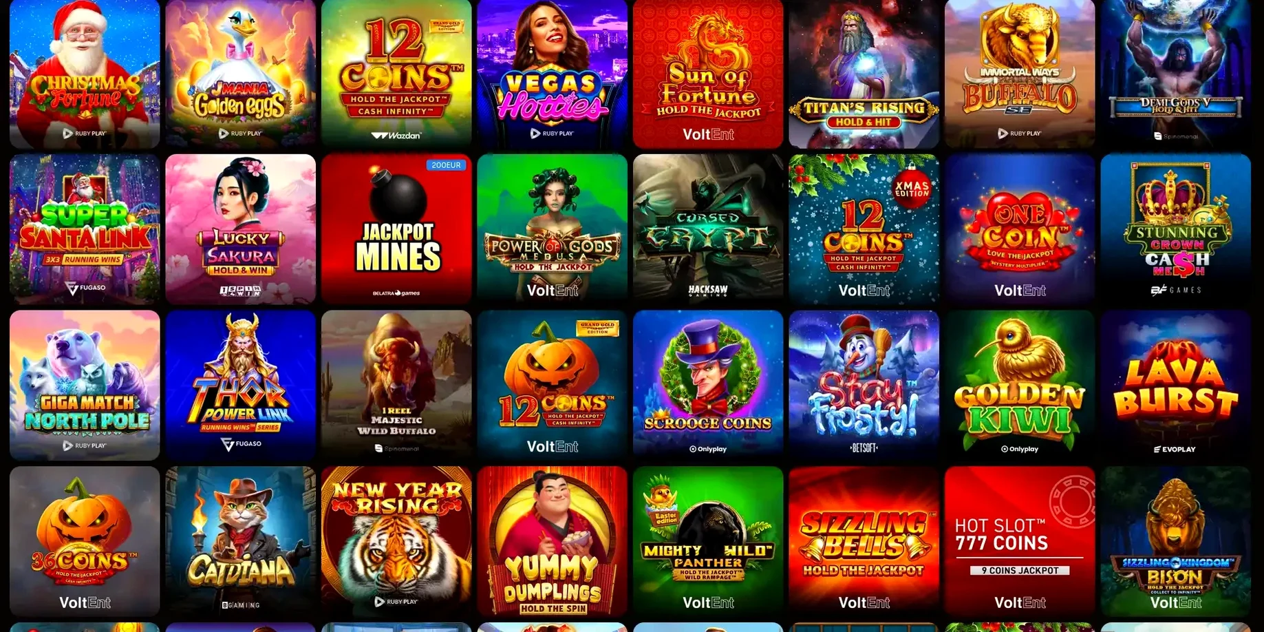 Spinmama Mobile App Casino Spiele Übersicht